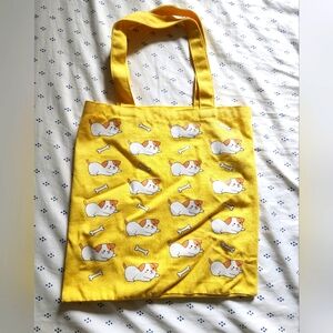 Yellow Dog Tote Bag